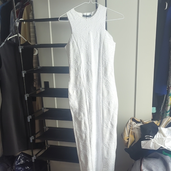 Zara Dresses & Skirts - Zara Elegant White Maxi Dress
